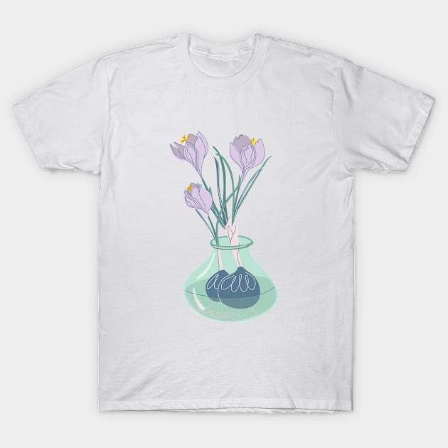 Crocuses T-Shirt by DanielK